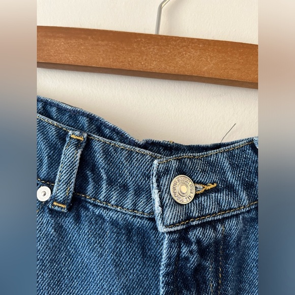 7 For All Mankind DENIM MIDI SKIRT IN BLUENOTE size 28 - Picture 11 of 16
